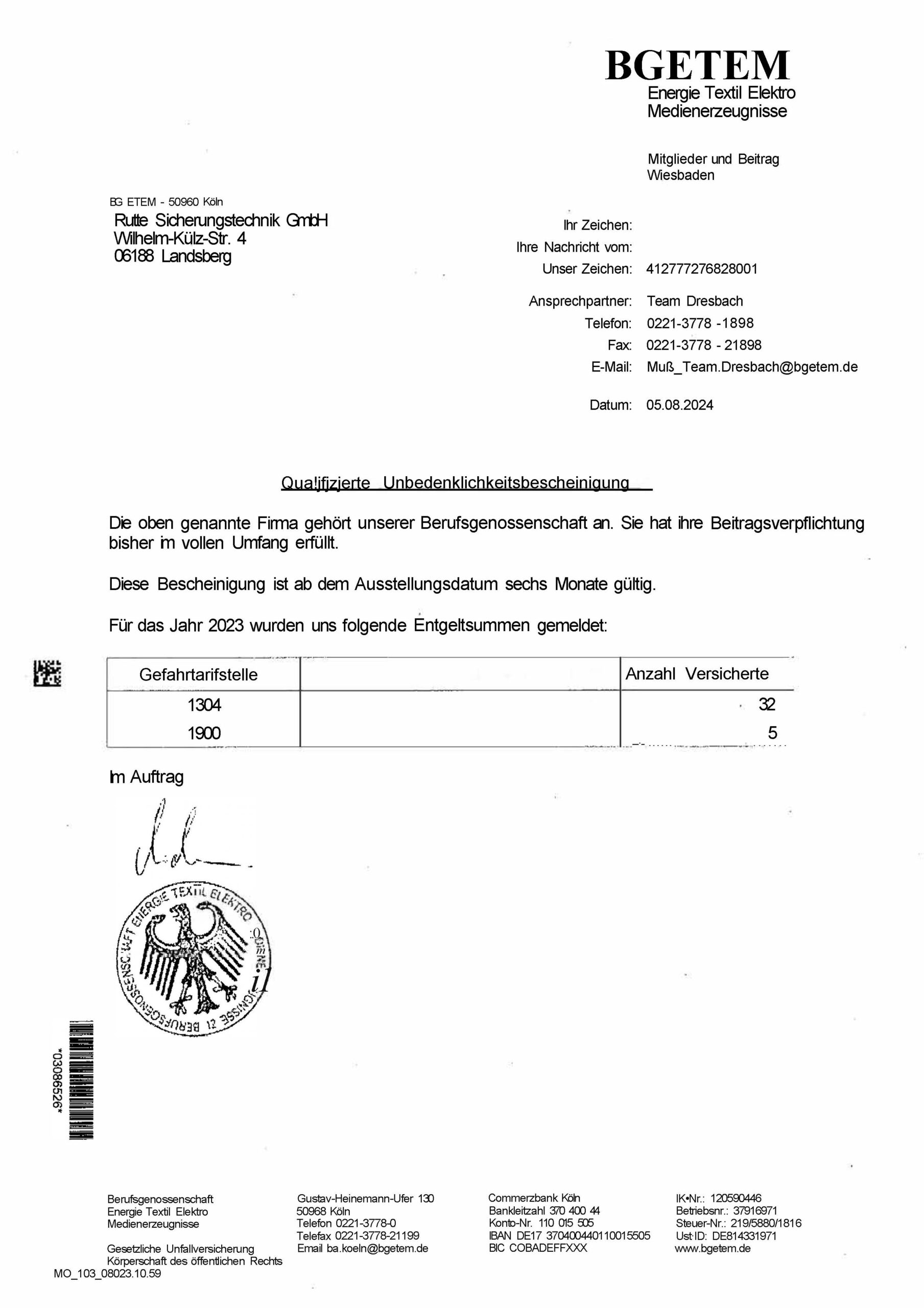 007_Unbedenklichkeitsbescheinigung_BG_bis-08.2025